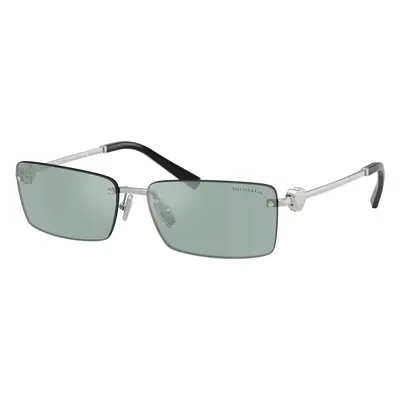 Tiffany & Co. Unisex Sunglass TF3108B - Frame color: Silver, Lens color: Light Azure Silver Mir