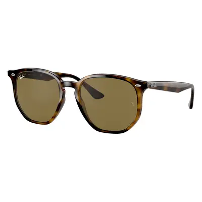 Ray-Ban Unisex Sunglass RB4306 - Frame color: Light Havana, Lens color: B-15 Brown