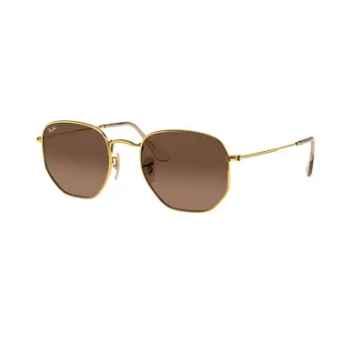 Ray-Ban Unisex Sunglass RB3548N Hexagonal Flat Lenses - Frame color: Arista Gold, Lens color: B