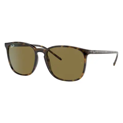 Ray-Ban Unisex Sunglass RB4387 - Frame color: Light Havana, Lens color: B-15 Brown