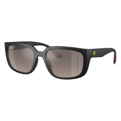 Ray-Ban Unisex Sunglass RB4443M Scuderia Ferrari Collection Chromance - Frame color: Black, Len