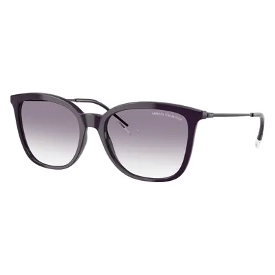 Armani Exchange Woman Sunglass AX4151S - Frame color: Shiny Dark Purple, Lens color: Clear Grad