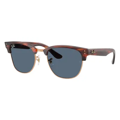 Ray-Ban Unisex Sunglass RBR0504S Clubmaster Reverse - Frame color: Striped Havana On Rose Gold,