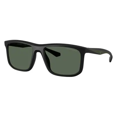 Emporio Armani Man Sunglass EA4234U - Frame color: Matte Black, Lens color: Dark Green