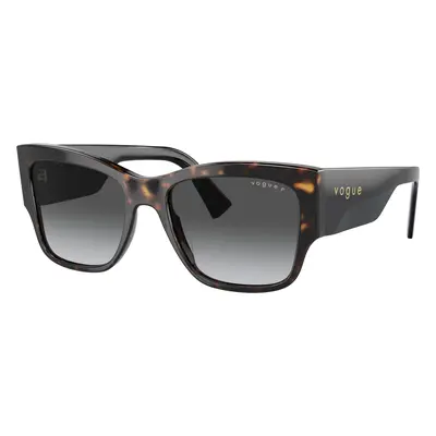 Vogue Eyewear Woman Sunglass VO5462S - Frame color: Dark Havana, Lens color: Grey Gradient Dark