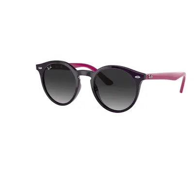 Ray-Ban Unisex Sunglass RB9064S Kids - Frame color: Violet, Lens color: Light Grey Gradient Dar