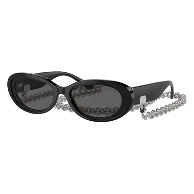 Tiffany & Co. Woman Sunglass TF4221 - Frame color: Black, Lens color: Dark Grey