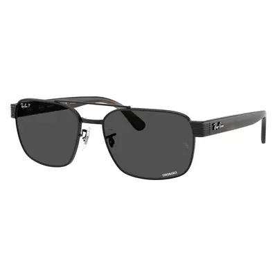 Ray-Ban Unisex Sunglass RB3751CH Chromance - Frame color: Black, Lens color: Polar Dark Grey