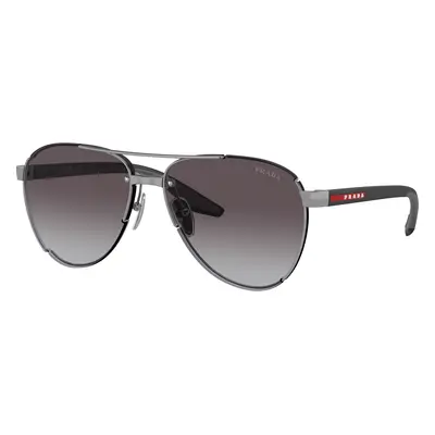 Prada Linea Rossa Man Sunglass PS 51YS - Frame color: Gunmetal, Lens color: Grey Gradient