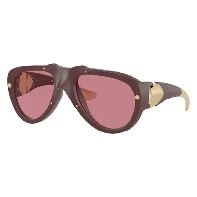 Burberry Unisex Sunglass BE4433U - Frame color: Rubber Burgundy, Lens color: Dark Violet