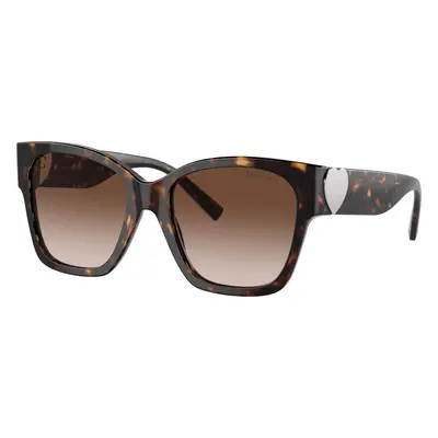 Tiffany & Co. Woman Sunglass TF4216 - Frame color: Havana, Lens color: Brown Gradient