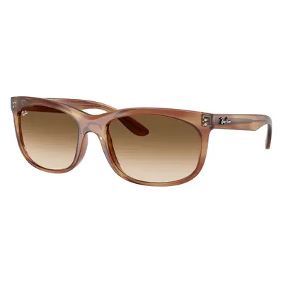 Ray-Ban Unisex Sunglass RB2389 Balorette - Frame color: Striped Brown, Lens color: Clear Gradie