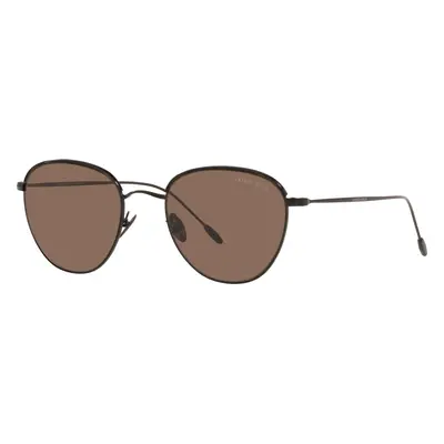 Giorgio Armani Man Sunglass AR6048 - Frame color: Matte Black, Lens color: Brown