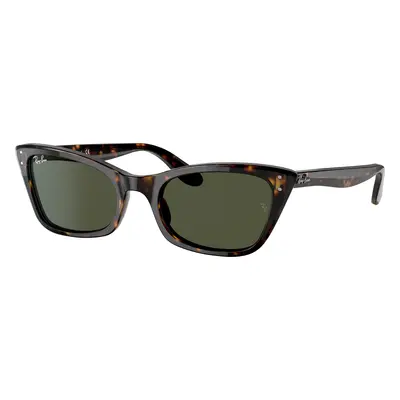 Ray-Ban Woman Sunglass RB2299 Lady Burbank - Frame color: Havana, Lens color: Green