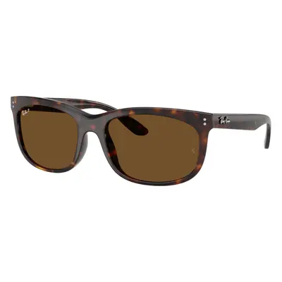 Ray-Ban Unisex Sunglass RB2389 Balorette - Frame color: Havana, Lens color: B-15 Brown