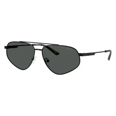 Emporio Armani Man Sunglass EA2156 - Frame color: Matte Black, Lens color: Dark Grey