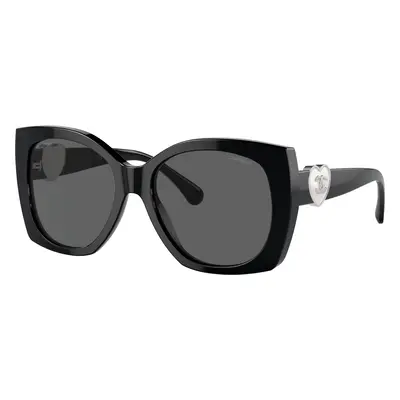 Chanel Woman Sunglass Square Sunglasses CH5519 - Frame color: Black, Lens color: Grey