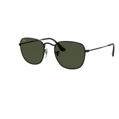 Ray-Ban Unisex Sunglass RB3857 Frank - Frame color: Black, Lens color: G-15 Green