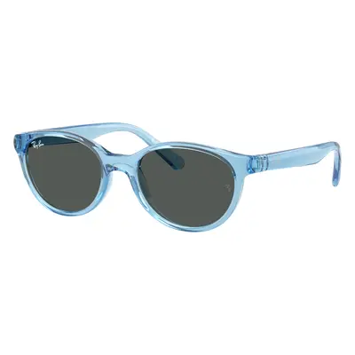 Ray-Ban Unisex Sunglass RB9080S Kids Bio-Based - Frame color: Transparent Blue, Lens color: Dar