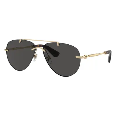 Burberry Woman Sunglass BE3151 - Frame color: Light Gold, Lens color: Dark Grey