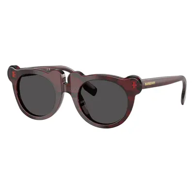 Burberry Unisex Sunglass JB4355 - Frame color: Check Red, Lens color: Dark Grey