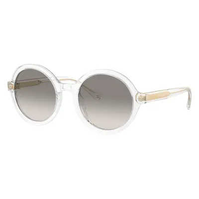 Chanel Woman Sunglass Round Sunglasses CH5522U - Frame color: Transparent, Lens color: Grey