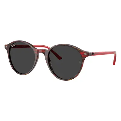 Ray-Ban Unisex Sunglass RB2230 Bernard - Frame color: Transparent Shade Fantasy Red, Lens color