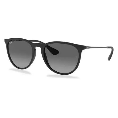 Ray-Ban Woman Sunglass RB4171F Erika Color Mix - Frame color: Rubber Black, Lens color: Grey