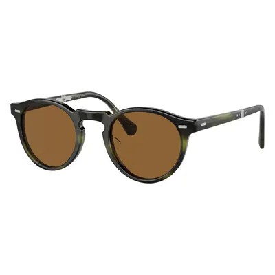 Oliver Peoples Unisex Sunglass OV5456SU Gregory Peck 1962 - Frame color: Emerald Bark, Lens col