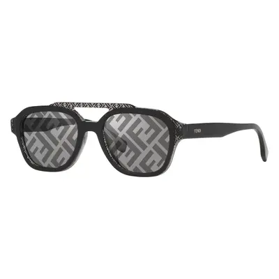 Fendi Man Sunglass Fendi Bilayer Fe40076U - Frame color: Black Shiny, Lens color: Grey