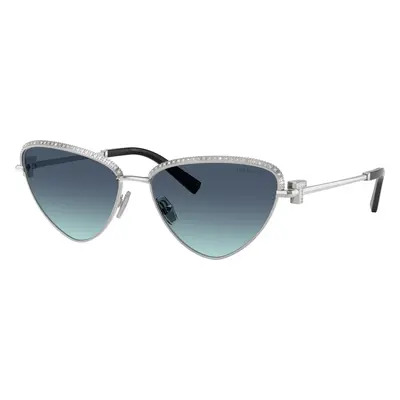 Tiffany & Co. Woman Sunglass TF3107KB - Frame color: Silver Gold Plated, Lens color: Azure Grad