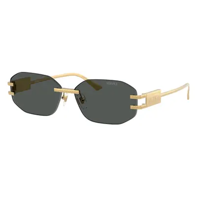 Versace Woman Sunglass VE2274 - Frame color: Gold, Lens color: Dark Grey