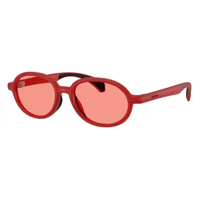 Moncler Unisex Sunglass ME8006 Caprice - Frame color: Matt Milky Red, Lens color: Pink