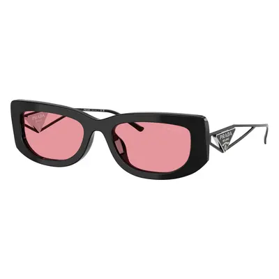 Prada Woman Sunglass PR 14YS - Frame color: Black, Lens color: Pink