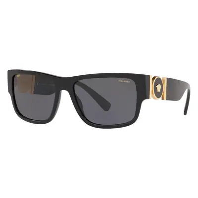 Versace Man Sunglass VE4369 - Frame color: Black, Lens color: Dark Grey Polarized