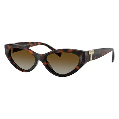 Tiffany & Co. Woman Sunglass TF4225U - Frame color: Havana, Lens color: Polar Brown Gradient