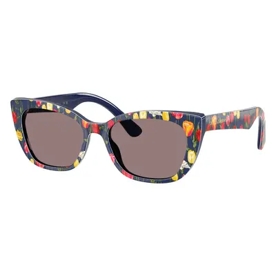 Dolce&Gabbana Unisex Sunglass DX4427 - Frame color: Tulips, Lens color: Purple Brown