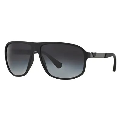 Emporio Armani Man Sunglass EA4029 - Frame color: Rubber Black, Lens color: Gradient Grey