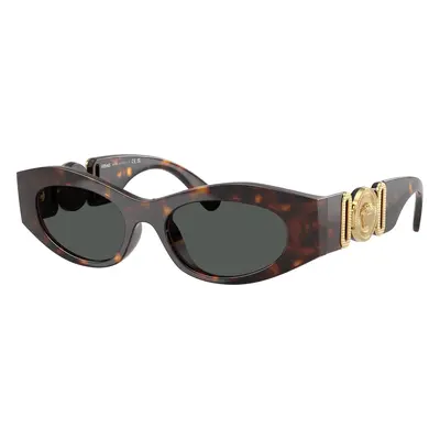 Versace Woman Sunglass VE4480U - Frame color: Havana, Lens color: Dark Grey