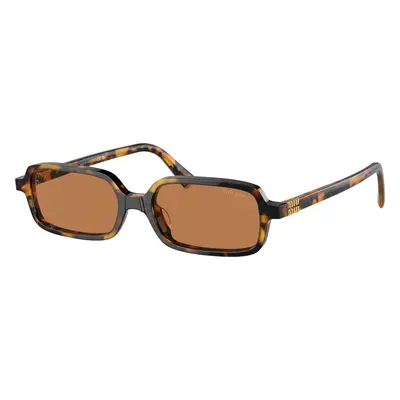 Miu Miu Woman Sunglass MU 11ZS - Frame color: Honey Havana, Lens color: Brown