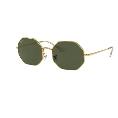 Ray-Ban Unisex Sunglass RB1972 Octagon 1972 - Frame color: Gold, Lens color: G-15 Green