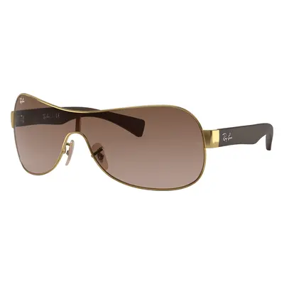 Ray-Ban Unisex Sunglass RB3471 - Frame color: Arista Gold, Lens color: Brown Gradient Dark Brow