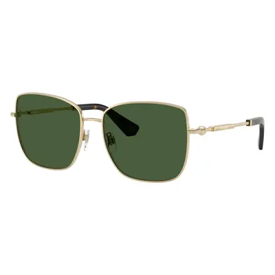 Burberry Woman Sunglass BE3158 - Frame color: Light Gold, Lens color: Dark Green