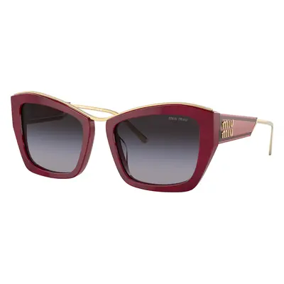 Miu Miu Woman Sunglass MU 02YS - Frame color: Bordeaux, Lens color: Grey Gradient