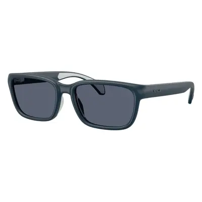 Moncler Unisex Sunglass ME8002 Slicka - Frame color: Matte Blue, Lens color: Polar Dark Blue