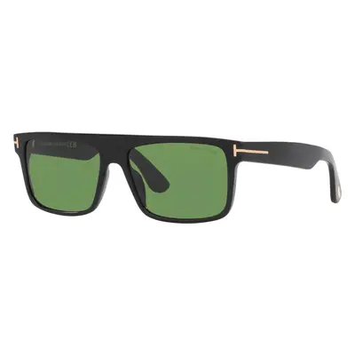 Tom Ford Man Sunglass FT0999 - Frame color: Black Shiny, Lens color: Green