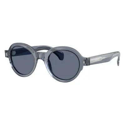 Moncler Unisex Sunglass ME6003 Rondosa - Frame color: Shiny Transparent Blue, Lens color: Blue