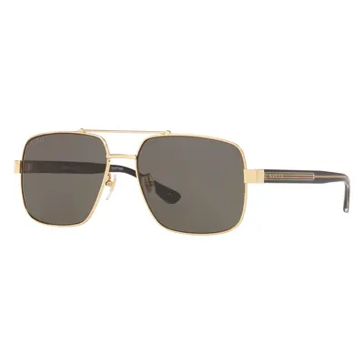 Gucci Man Sunglass GG0529S - Frame color: Gold, Lens color: Grey