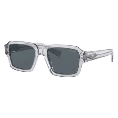 Prada Man Sunglass PR 02ZS - Frame color: Transparent Grey, Lens color: Blue