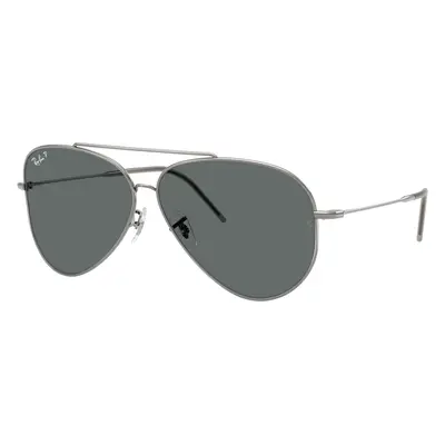 Ray-Ban Unisex Sunglass RBR0101S Aviator Reverse - Frame color: Gunmetal, Lens color: Polar Dar